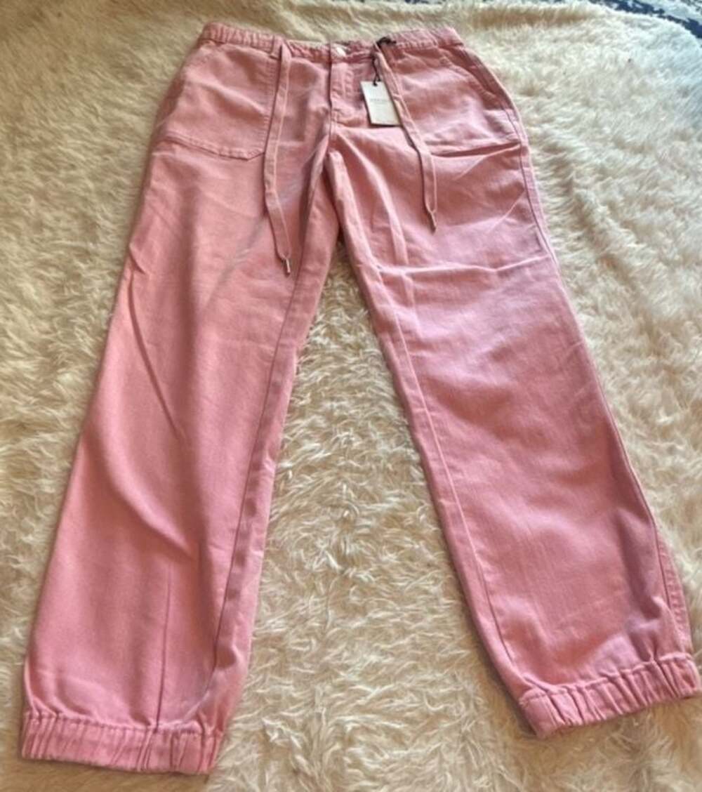 Judy Blue High Waist Garment Dyed Pink Jogger Denim Jeans JB88814 Size 11/30